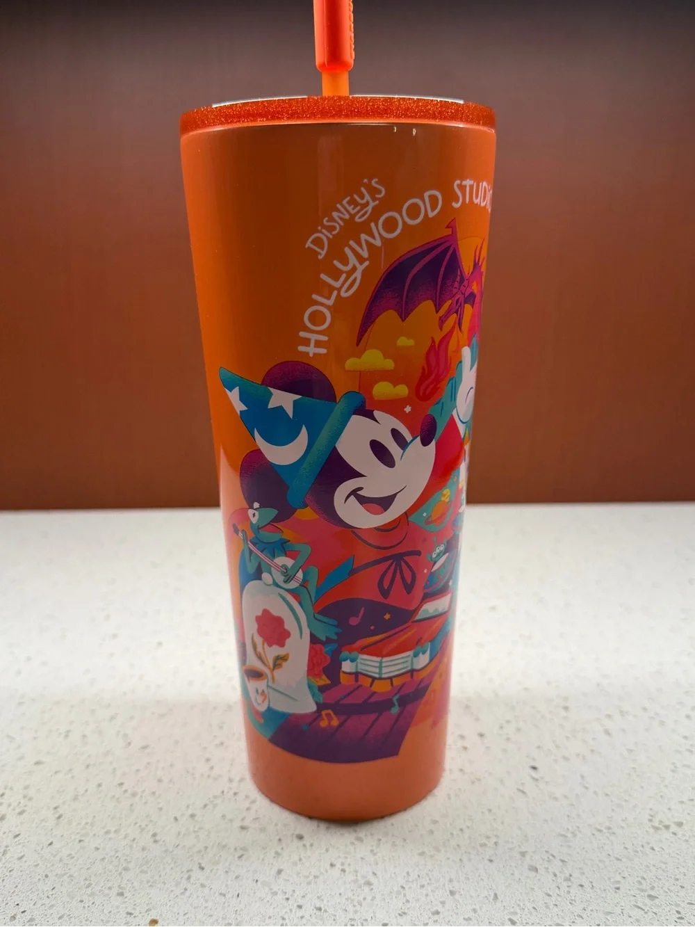 NEW 2026 DISNEY STARBUCKS HOLLYWOOD STUDIOS MICKEY FANTASIA GERTIE TOPER TUMBLER
